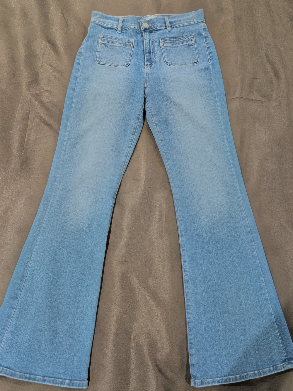 LOFT Light Blue Flare Jeans- size 8